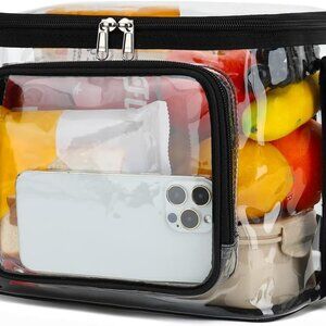 Insulated Reusable Lunch Bag Adult Large Lunch Box for Women and Men with Adjust